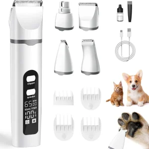 4-in-1 Dog Grooming Clippers