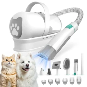 Pet Grooming Vacuum with Pet Clipper