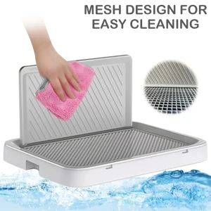 Dog Potty Tray with Pee Wall Pan