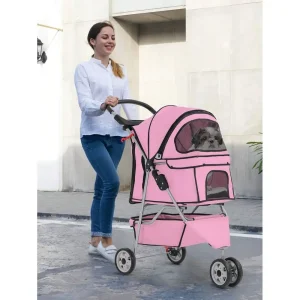 3 Wheels Pet Cat Jogger Stroller