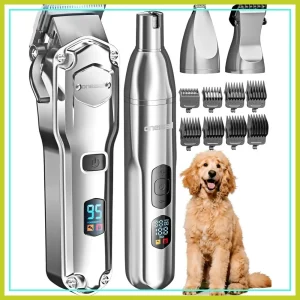 4-in-1 Grooming Kit  for Small Large Dogs Cats