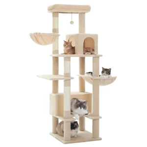 Cat Tree for Indoor Cats Large Adult, - Thumbnail Image 7