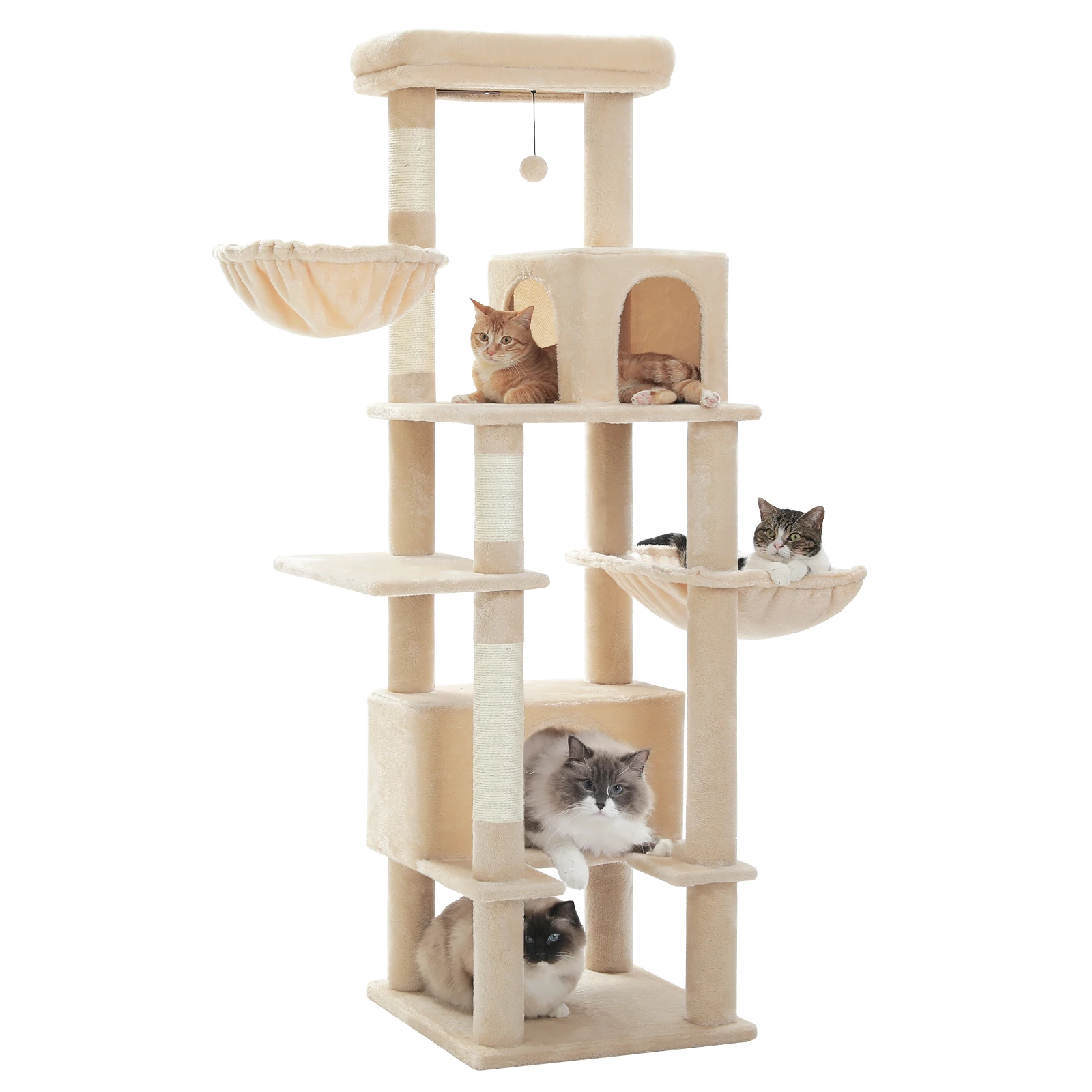 Cat Tree for Indoor Cats Large Adult, - Image 7