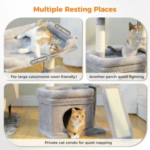 Small Cat Tree for Indoor Cat Tower - Thumbnail Image 2