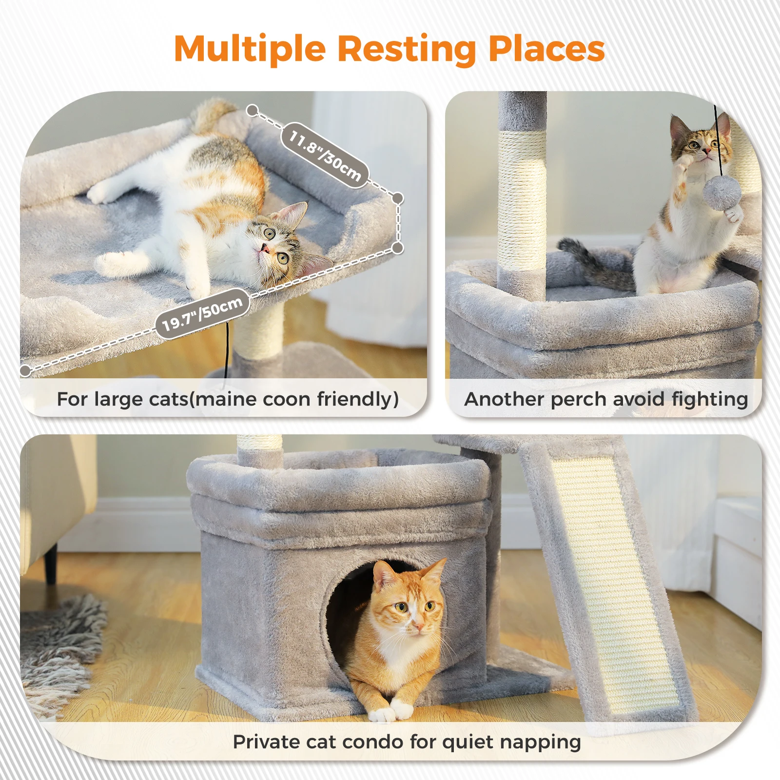 Small Cat Tree for Indoor Cat Tower - Image 2