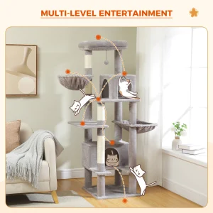 Cat Tree for Indoor Cats Large Adult, - Thumbnail Image 4