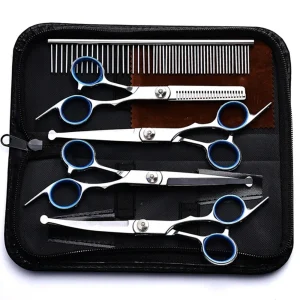 5 in 1 Professional Dogs Grooming Scissors Set