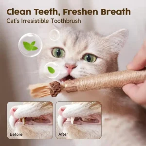 Cat Toys Cleaning Teeth
