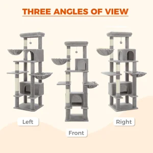 Cat Tree for Indoor Cats Large Adult, - Thumbnail Image 6