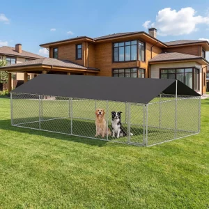 Large Outdoor Dog Cage, Heavy Duty Dog Kennel - Thumbnail Image 7